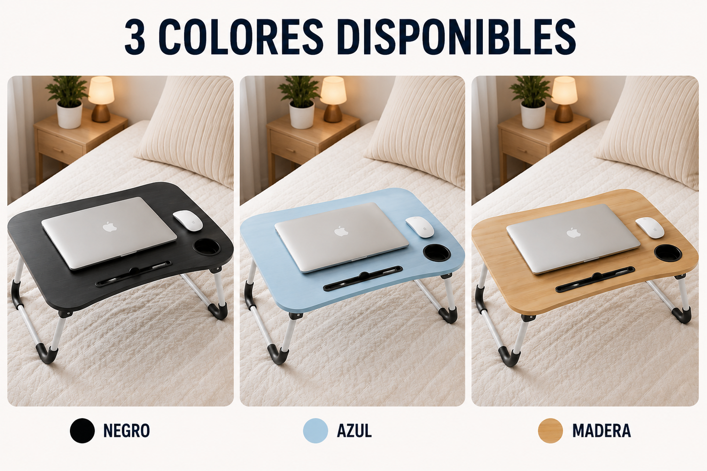 Mesa Servicio Portátil Plegable       ✨Trabaja, estudia o come sin dolor de espalda✨